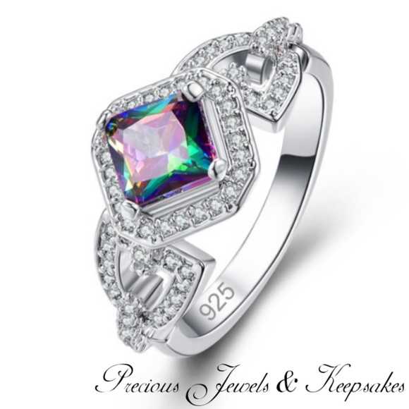 AAA Quality Elegant 925 Sterling Silver Women Ring - Picture 1 of 5